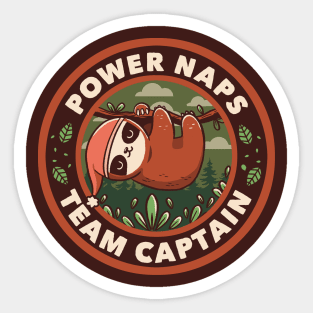 Power Naps Team Captain by Tobe Fonseca Sticker